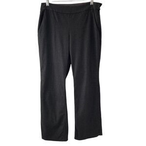 Eileen Fisher Pants Womens 6P Wool Blend Charcoal Black